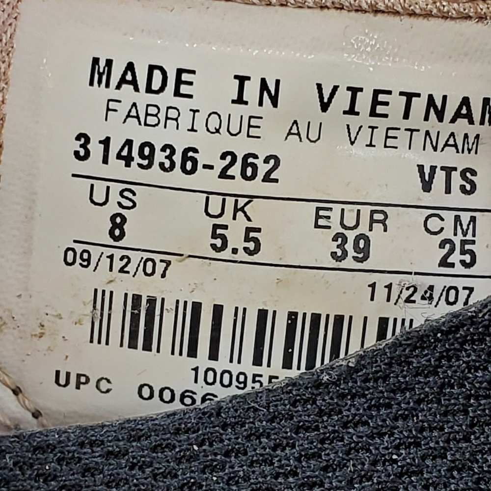 Nike Flats Mary Jane Brown Pink - Picture 7 of 7